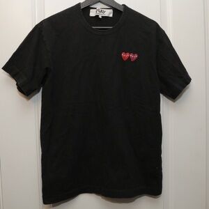 PLAY COMME des GARCONS Doubl Heart Shirt